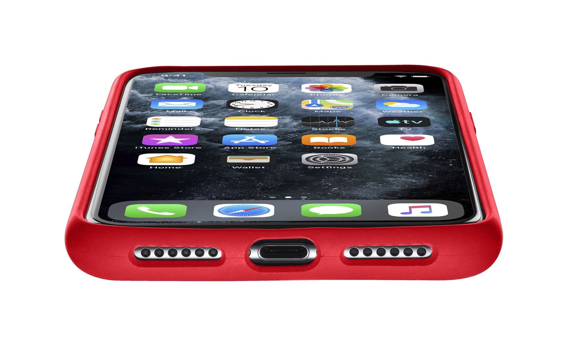 cover soft touch iphone 12 pro max rossa - 3