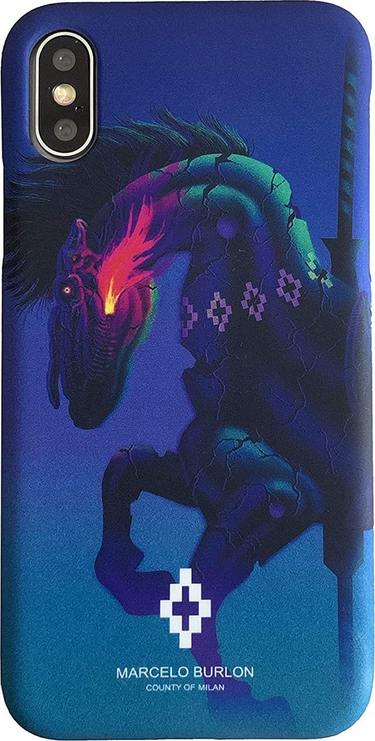cover marcelo burlon iphone x/xs  horse