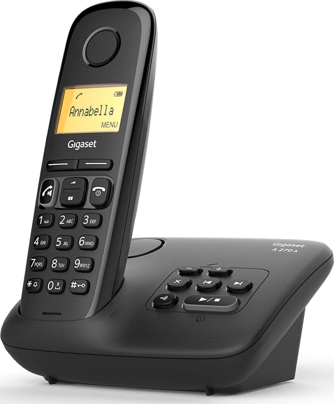cordless gigaset a270a con segreteria nero - 3
