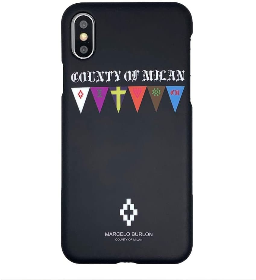 cover marcelo burlon iphone x/xs  flags