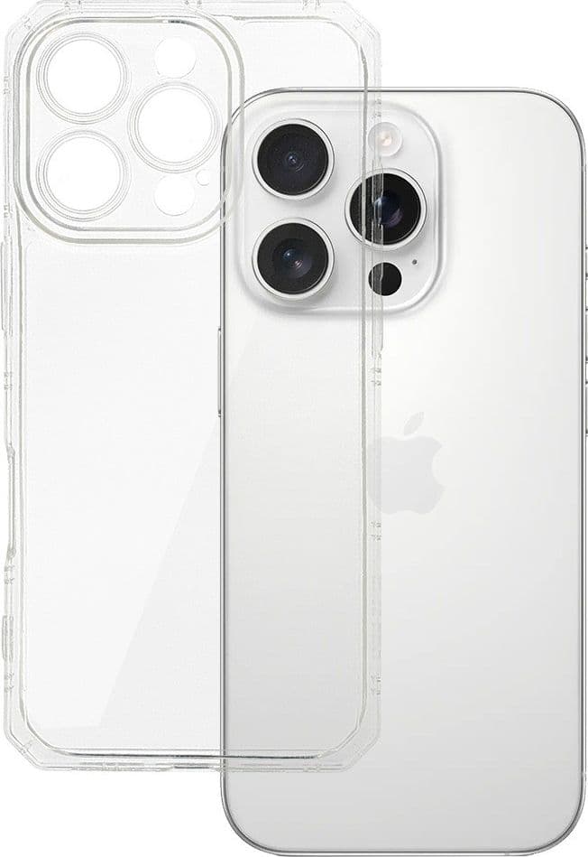 cover ultraprotettiva iphone 16 pro max trasparente - 2