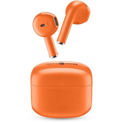 auricolare bt tws capsule arancio