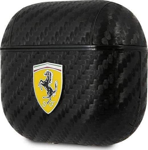 cover ferrari airpods 3 carbonio black - 3