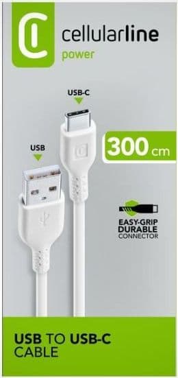 cavo dati 300cm usb-c bianco