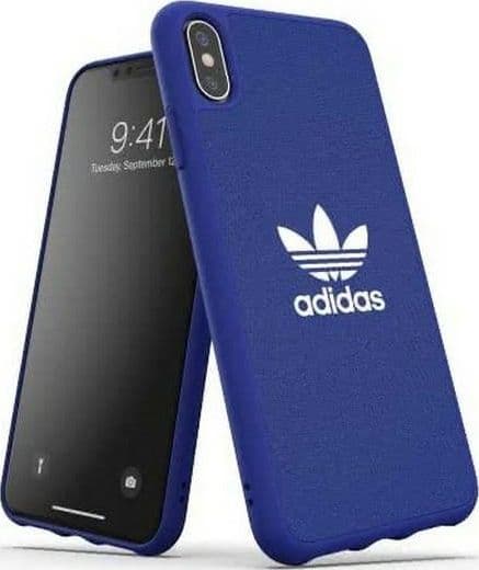 cover adidas iphone xs max blu