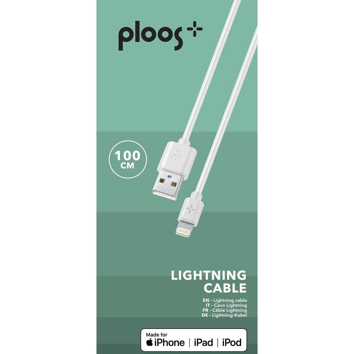 cavo dati 1 metro lightning bianco. - 2
