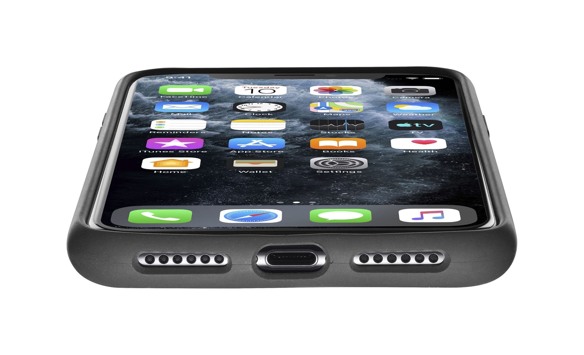 cover soft touch iphone xs max nero - 3