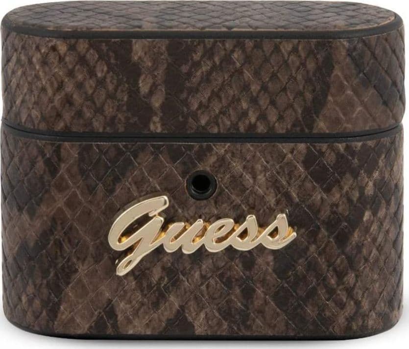 cover guess airpods pro effetto snake brown