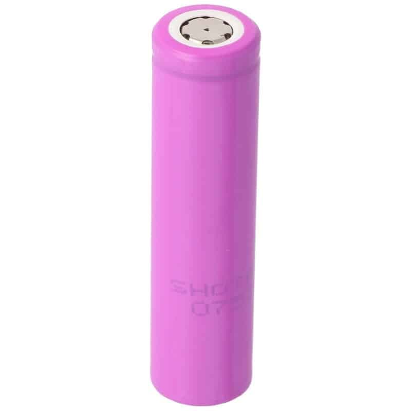 1 BATTERIA 18650 3,7V 6800mAh LITIO TESTA PIATTA SALDARE RICARICABILE PACCO BATTERIA TORCIA – rosa