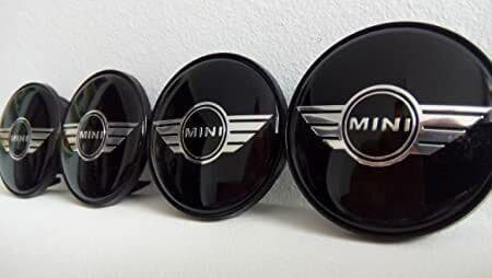 4 Coprimozzo Tappi MINI 54 mm Mini Cooper Compatibile One D SD Borchie Lega - 2