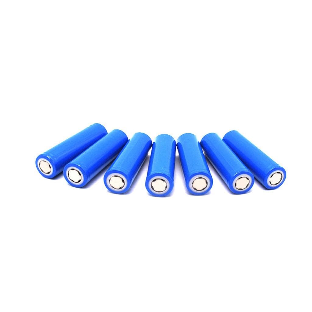 N 4 BATTERIE 18650 4200mAh 3,7V RICARICABILE PILA LITIO TESTA PIATTA DA SALDARE - 2