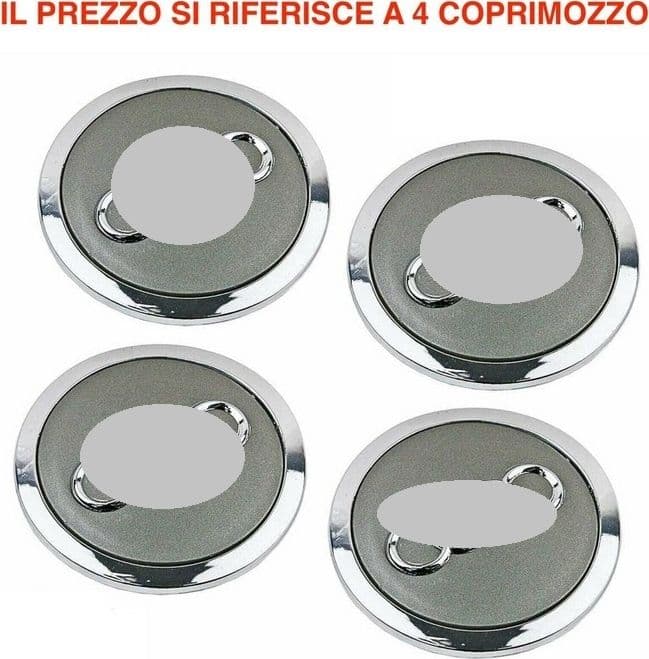 Set Tappi copri mozzo Cerchi in Lega Coprimozzo 61mm Compatibili Audi Grigio A3 A1 A4 A5 A6 Q5 Q7 in Coprimozzi Solgeny - Besate, commercioVirtuoso.it