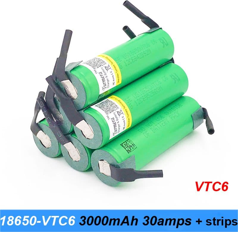 1 Batteria 18650 Sony VTC6 3000mAh 3,7V litio pacco batteria con lamella da saldare 3,7V in Pile ricaricabili Solgeny - Besate, commercioVirtuoso.it