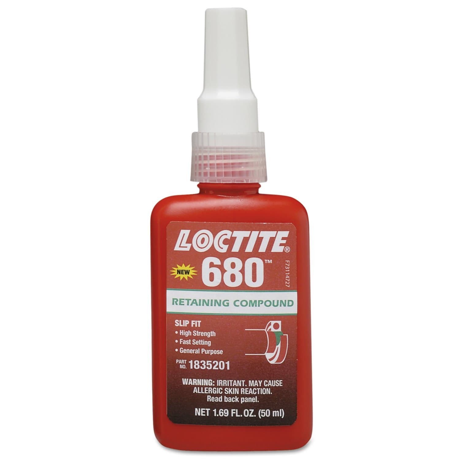 Loctite Colla 680 50ML bloccaggio parti cilindriche acciaio serraggio viti anello - 3