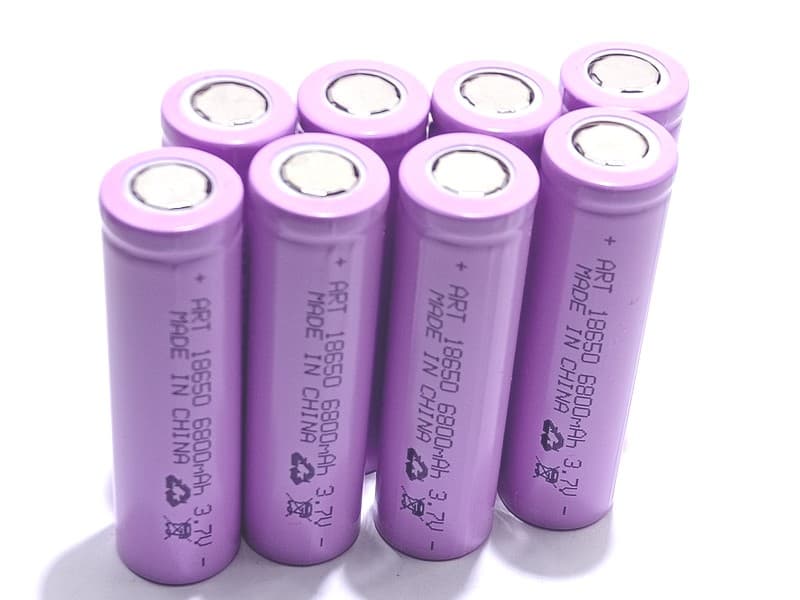 8 BATTERIE 18650 3,7V 6800mAh LITIO TESTA PIATTA SALDARE RICARICABILE PACCO BATTERIA TORCIA - 2