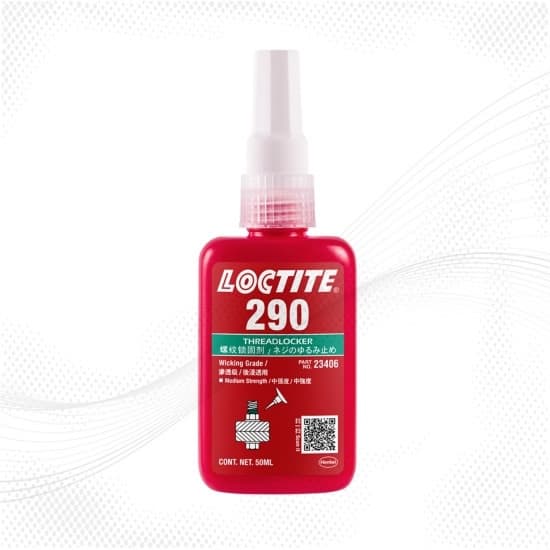 LOCTITE 290 COLLA ADESIVO 50ML FRENAFILETTI VITI COMPONENTI CONNETTORI METALLO - 2