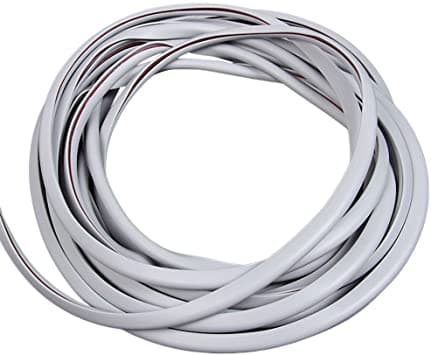 profilo Paracolpi portiera Auto GRIGIO Universale protezione porte tubo a U 5MT* - 2