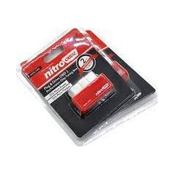 OBD2 NITRO MODULO AGGIUNTIVO ROSSO AUMENTO POTENZA OBDII CENTRALINA AUTO DISEL CAR TUNING - 2
