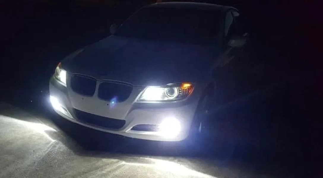 2 COPPIA LUCI LED FENDINEBBIA HB4+RESISTENZE IDONEO SU BMW CABRIO SERIE 3 E46 FINO AL 08/2001 CANBUS 60W BIANCO FREDDO - 3