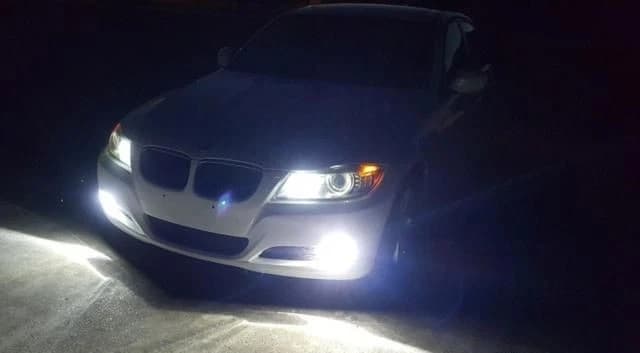 2 COPPIA LUCI LED FENDINEBBIA HB4+RESISTENZE IDONEO SU BMW CABRIO SERIE 3 E46 FINO AL 08/2001 CANBUS 60W BIANCO FREDDO - 3
