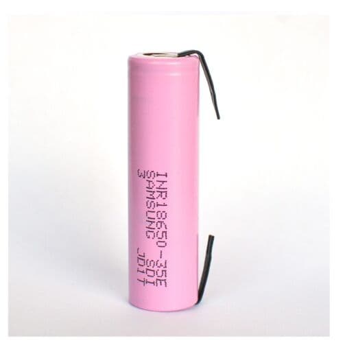 1 Batteria 18650 Samsung INR-35E 3500mAh 3,7V Ricaricabile Lamella Saldare Litio Pacco batteria ricambio - 3