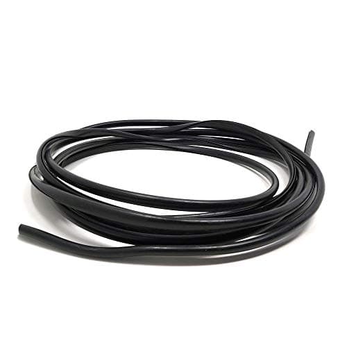 profilo Paracolpi portiera Auto NERO Universale protezione porte tubo a U 5MT - 2
