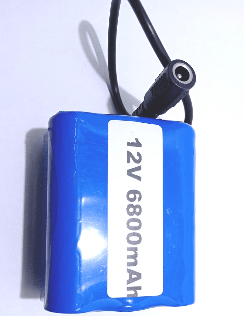 MINI PACCO BATTERIA 12V 6800MAH LITIO RICARICABILE CON BMS CAM TV CCTV BIKE MONOPATTINO TRAPANO - 2