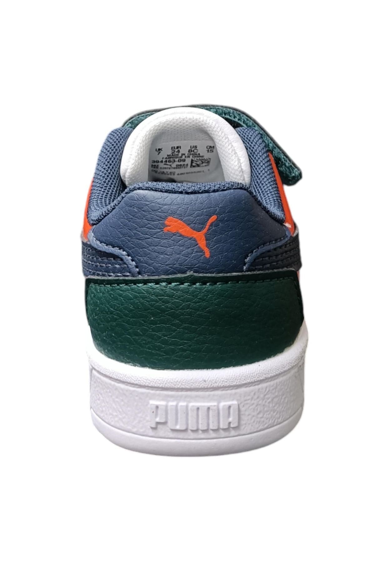Scarpe sneakers Bambini e ragazzi PUMA CAVEN  bianco-nero-verde-arancione 20-35 velcro/36-39 laccio in Ballerine Scarpetteria Gica - Trani, commercioVirtuoso.it