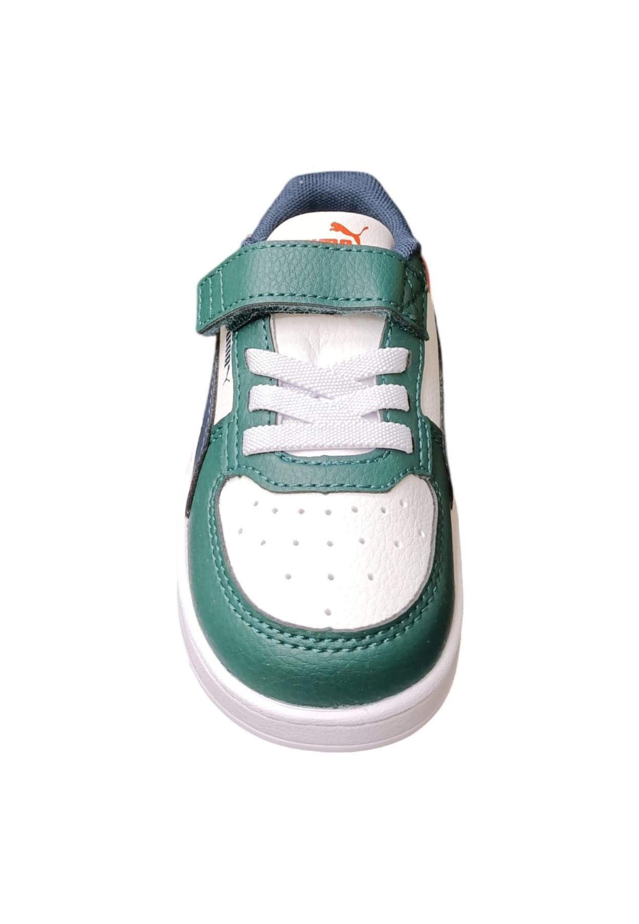 Scarpe sneakers Bambini e ragazzi PUMA CAVEN  bianco-nero-verde-arancione 20-35 velcro/36-39 laccio in Ballerine Scarpetteria Gica - Trani, commercioVirtuoso.it