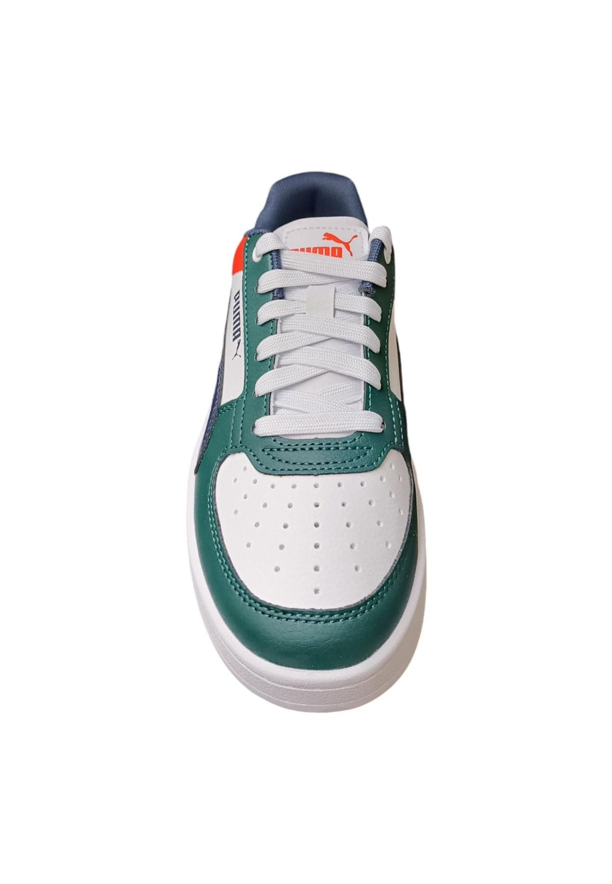 Scarpe sneakers Bambini e ragazzi PUMA CAVEN  bianco-nero-verde-arancione 20-35 velcro/36-39 laccio in Ballerine Scarpetteria Gica - Trani, commercioVirtuoso.it
