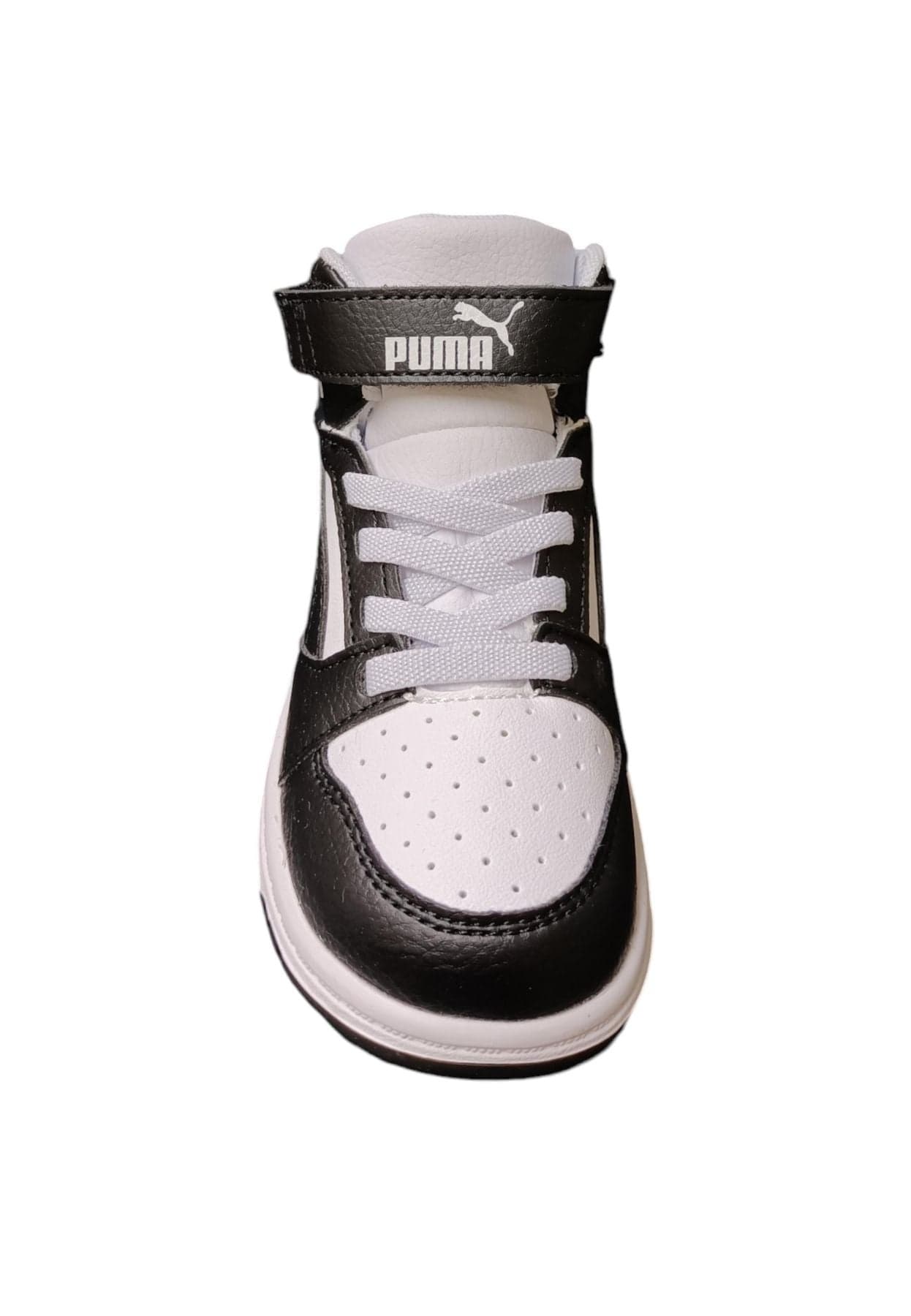 Scarpe sneakers Bambini e ragazzi PUMA REBOUND  bianco-nero 20-35 velcro/36-39 laccio in Ballerine Scarpetteria Gica - Trani, commercioVirtuoso.it