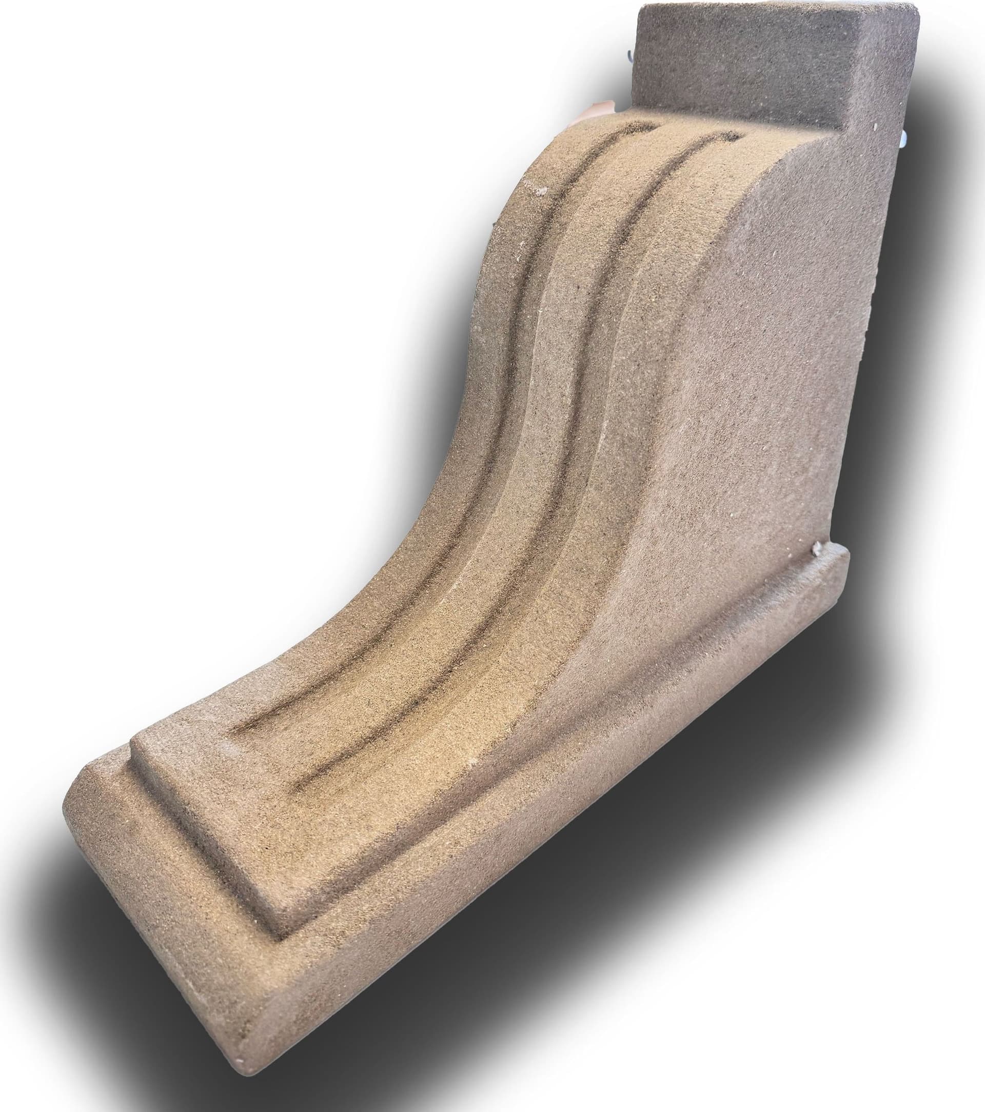 18,99pz *** STOCK *** Fregio capitello cimasa per esterno in xps resinati 34x27X12,5cm A28 - 2