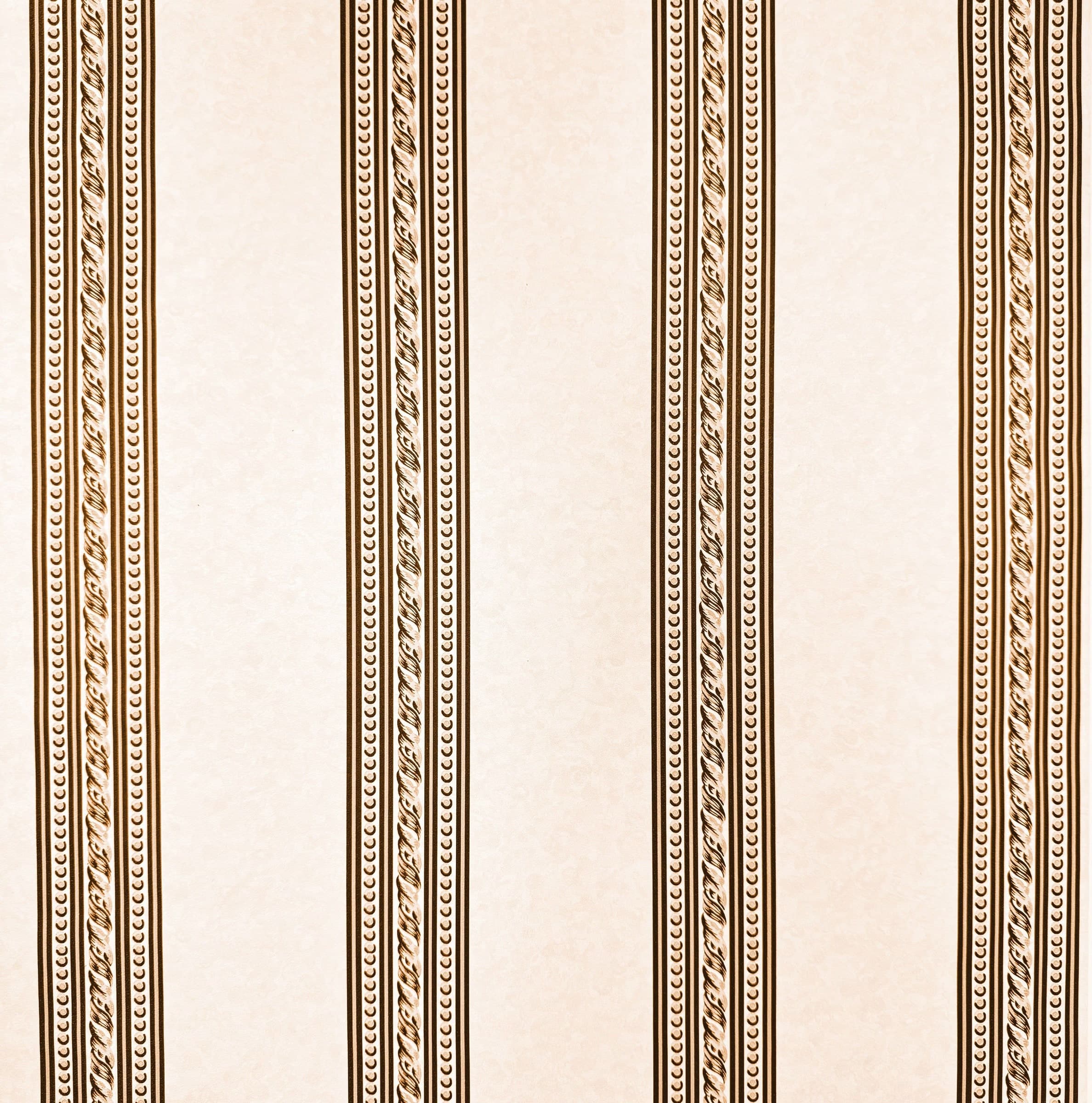 SUPER STOCK €0,56 al mq  - Rotolo da 5,2mq (10x0,52mt) di Carta da Parati vinilica Top Quality lavabile RIGHE BEIGE - Eternal Parquet