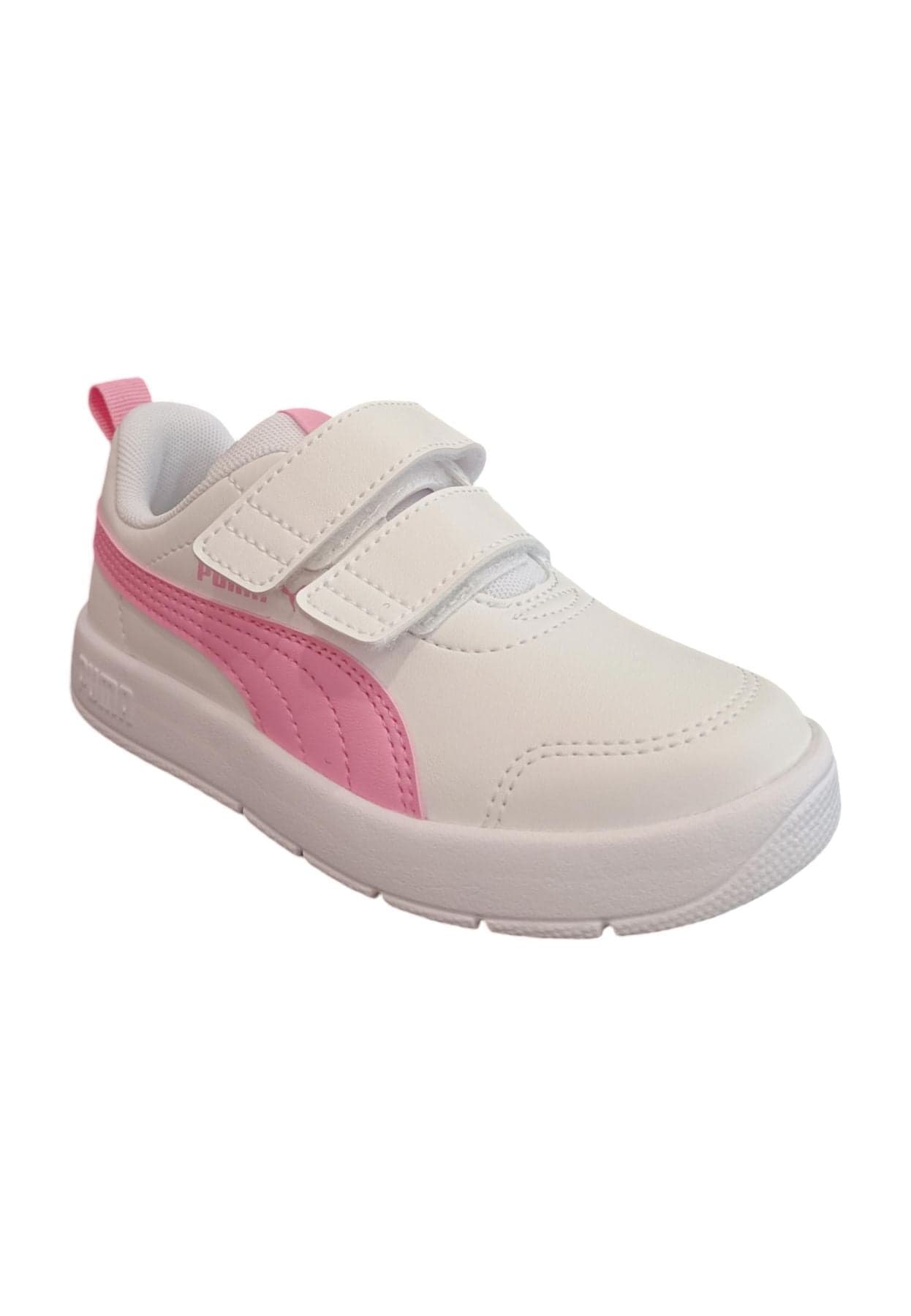 Scarpe sneakers Unisex bambini PUMA COURTFLEX  blue-bianco-rosso velcro in Ballerine Scarpetteria Gica - Trani, commercioVirtuoso.it