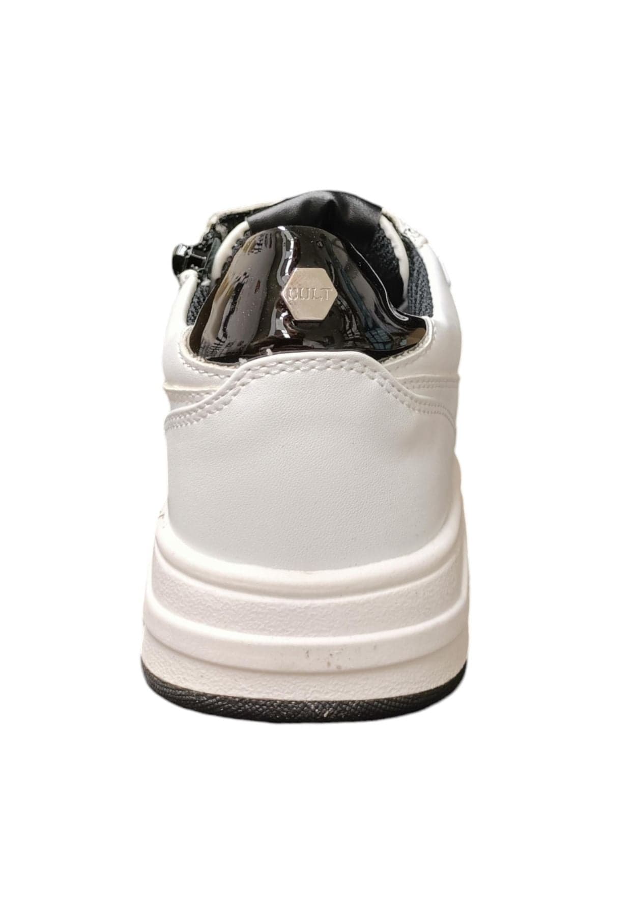 Scarpe sneakers Unisex bambini cult OTRO  bianco-nero laccio e zip laterale in Ballerine Scarpetteria Gica - Trani, commercioVirtuoso.it