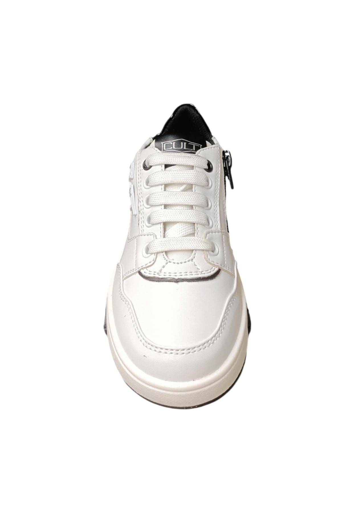 Scarpe sneakers Unisex bambini cult OTRO  bianco-nero laccio e zip laterale in Ballerine Scarpetteria Gica - Trani, commercioVirtuoso.it