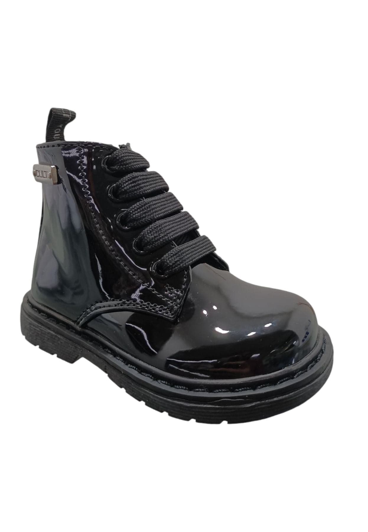 Anfibio bimba Cult Martin nero vernice lacci urban style in Ballerine Scarpetteria Gica - Trani, commercioVirtuoso.it