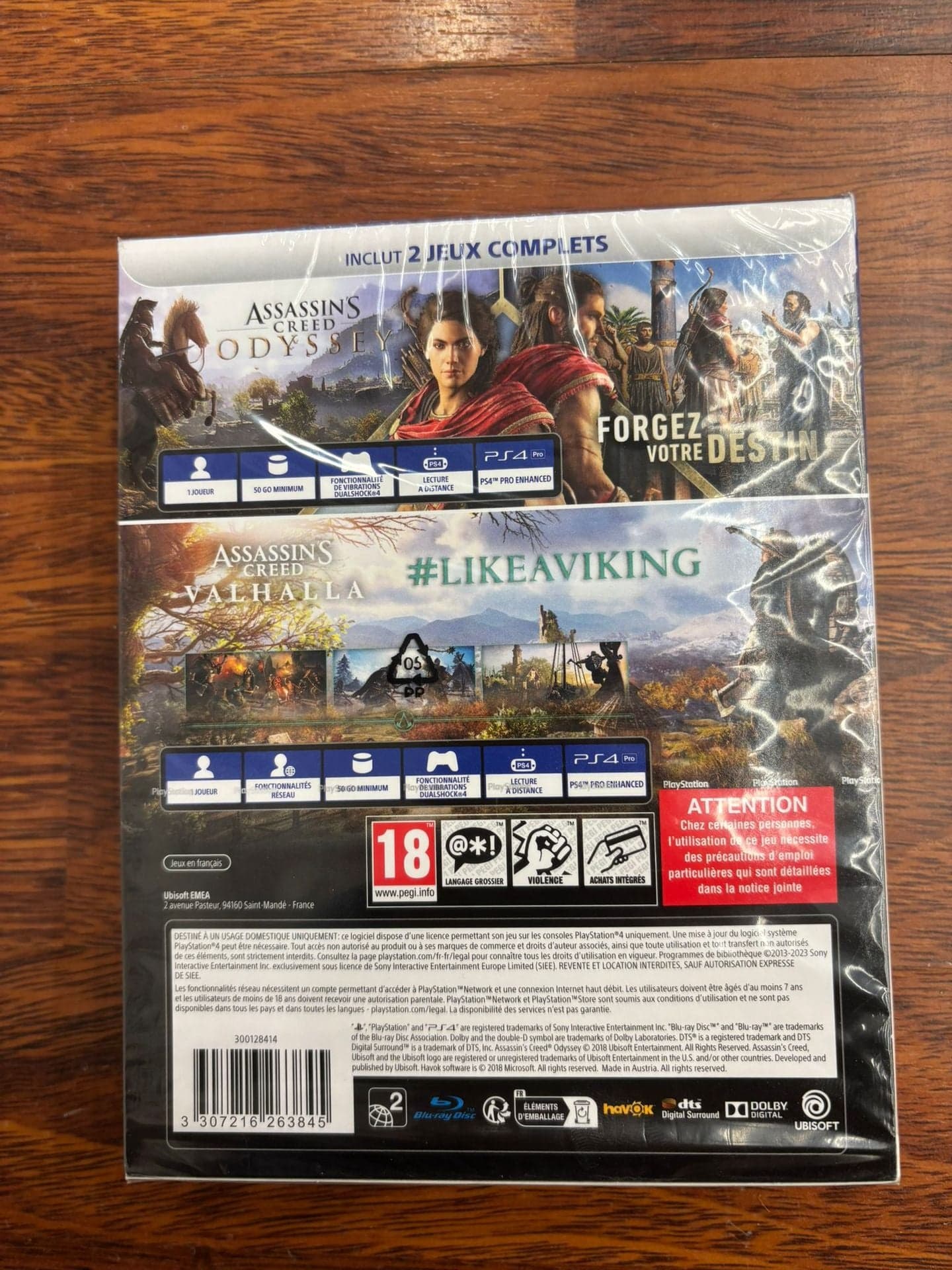 Assassin'S Creed Odyssey + Assassin'S Creed Valhalla PS4 FR - 3