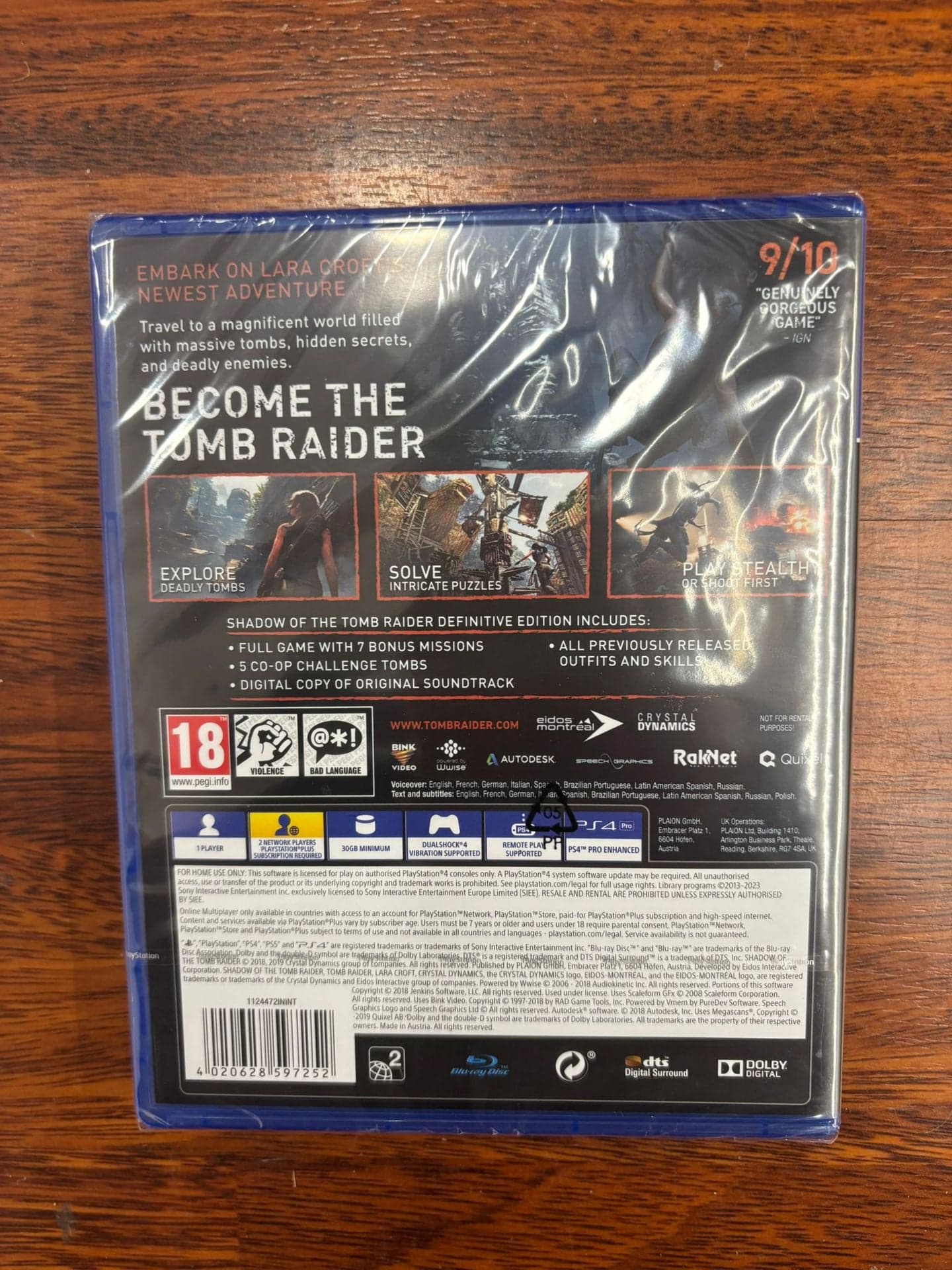 Shadow Of The Tomb Raider Definitive Edition PS4 UK - 3