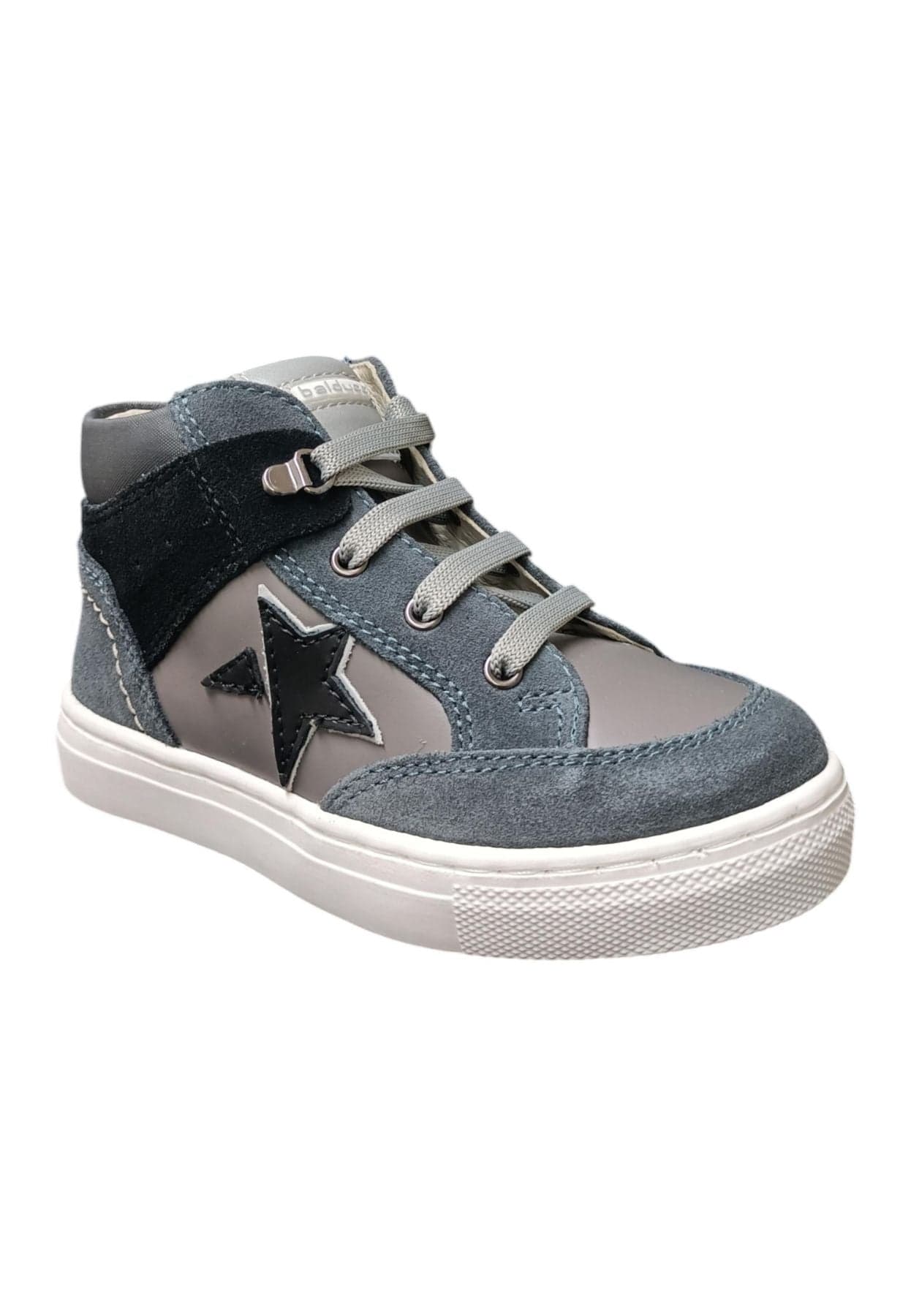 Scarpe sneakers Unisex bambini balducci BUTTER  grigio-nero laccio e zip laterale in Ballerine Scarpetteria Gica - Trani, commercioVirtuoso.it