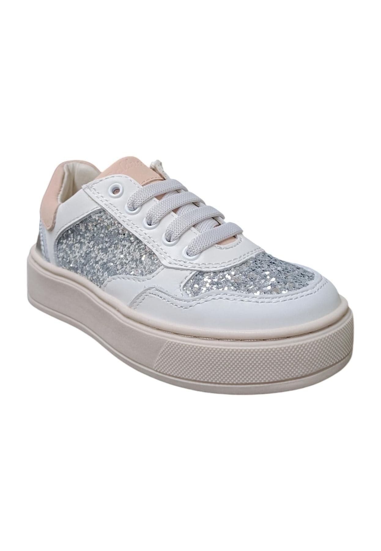 Scarpe sneakers Bambine e ragazze balducci KIABI  bianco-rosa laccio e zip laterale in Ballerine Scarpetteria Gica - Trani, commercioVirtuoso.it