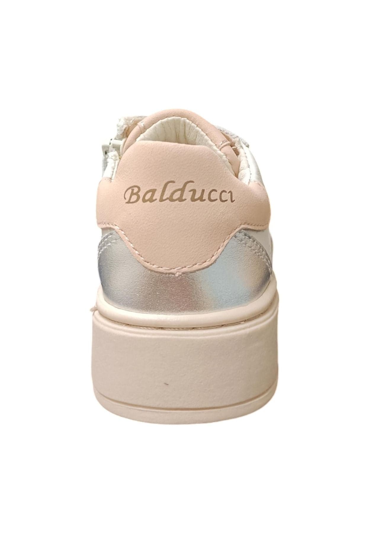 Scarpe sneakers Bambine e ragazze balducci KIABI  bianco-rosa laccio e zip laterale in Ballerine Scarpetteria Gica - Trani, commercioVirtuoso.it