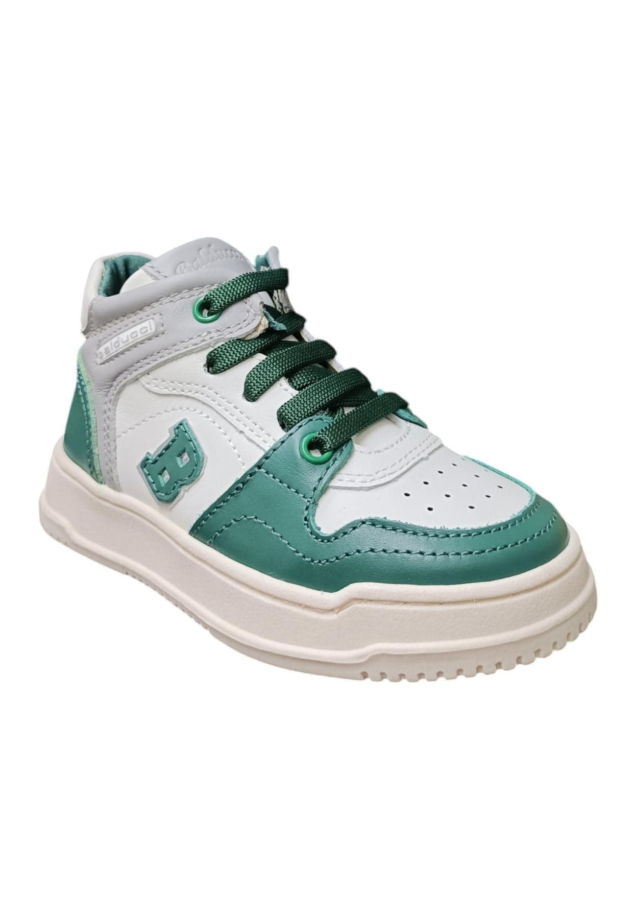 Scarpe sneakers Unisex bambini balducci OTRO  bianco-verdone-grigio laccio e zip laterale in Ballerine Scarpetteria Gica - Trani, commercioVirtuoso.it