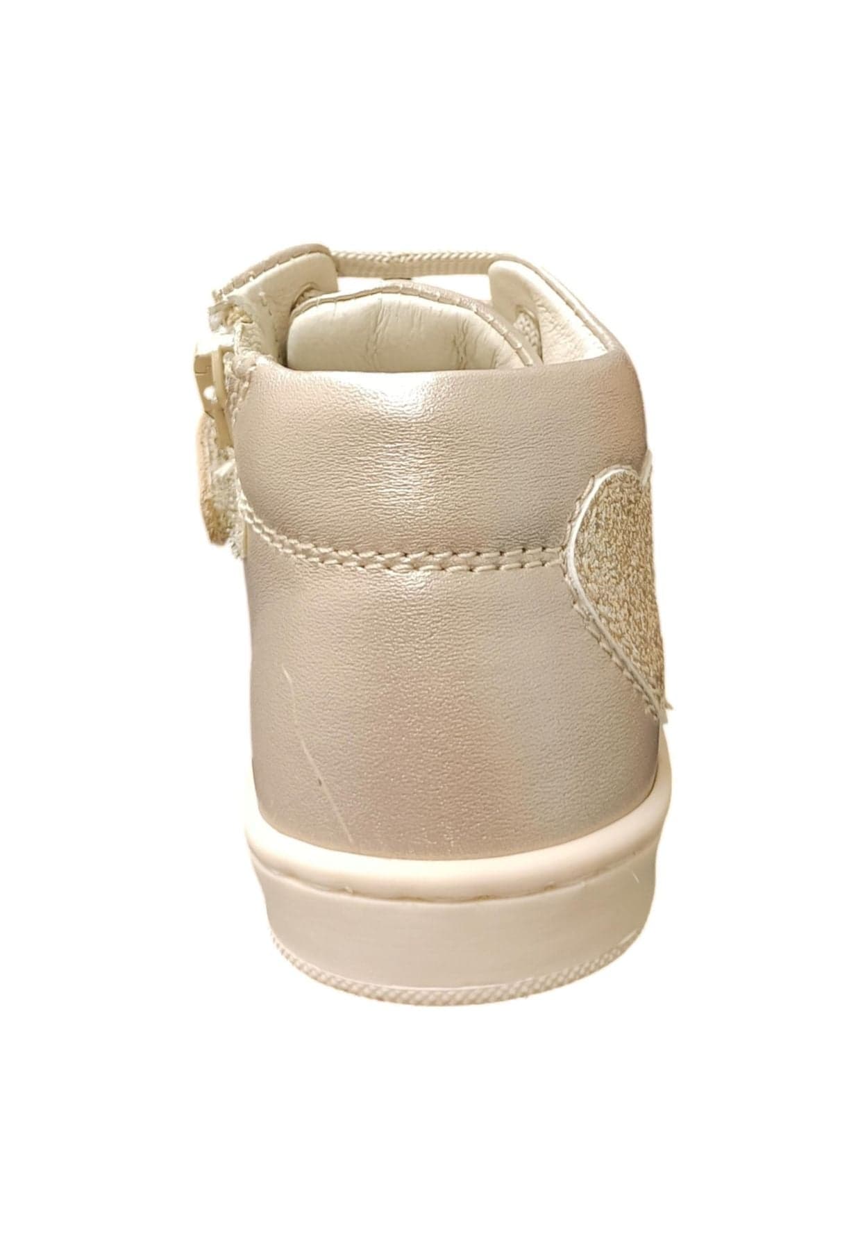 Scarpe sneakers bambina balducci cita  champagne-oro laccio e zip laterale in Ballerine Scarpetteria Gica - Trani, commercioVirtuoso.it