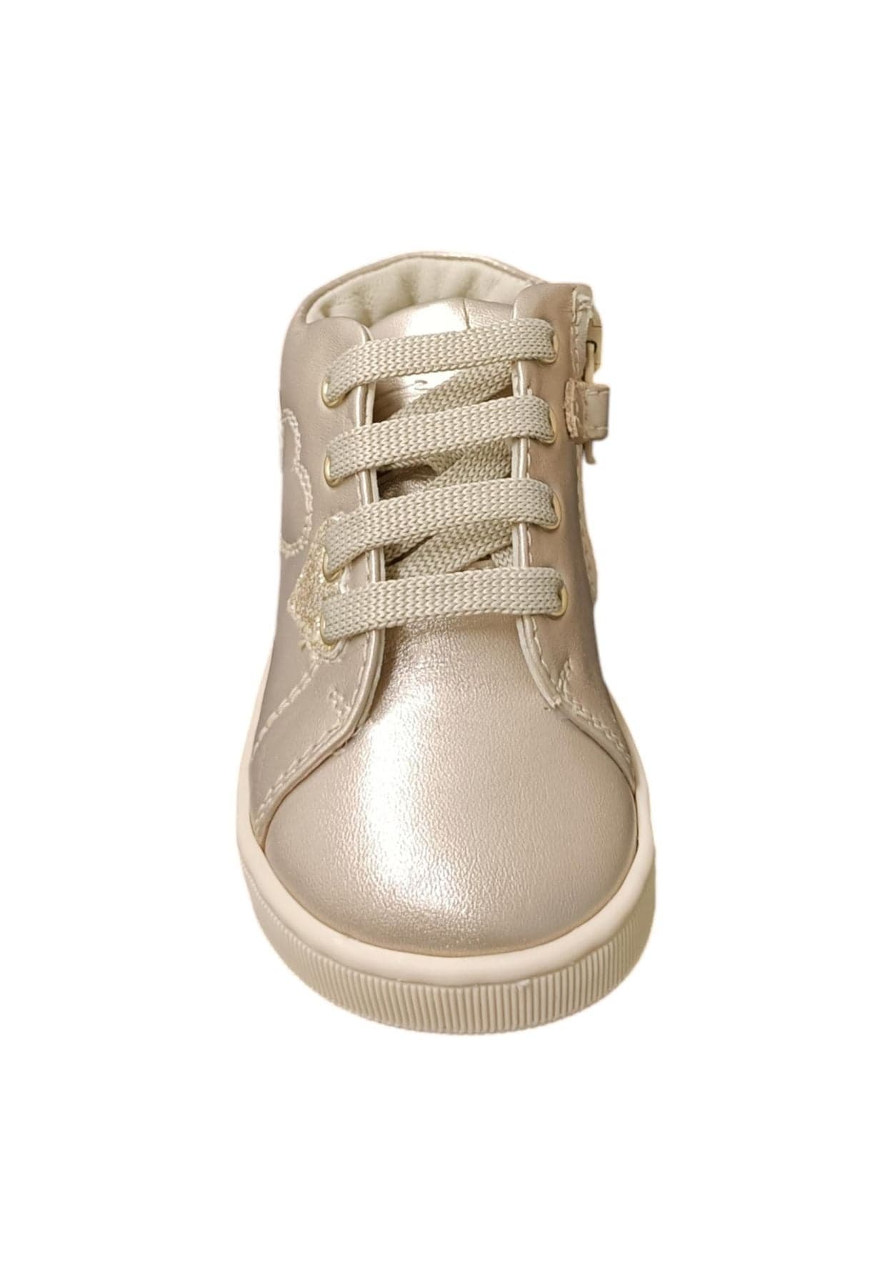 Scarpe sneakers bambina balducci cita  champagne-oro laccio e zip laterale in Ballerine Scarpetteria Gica - Trani, commercioVirtuoso.it