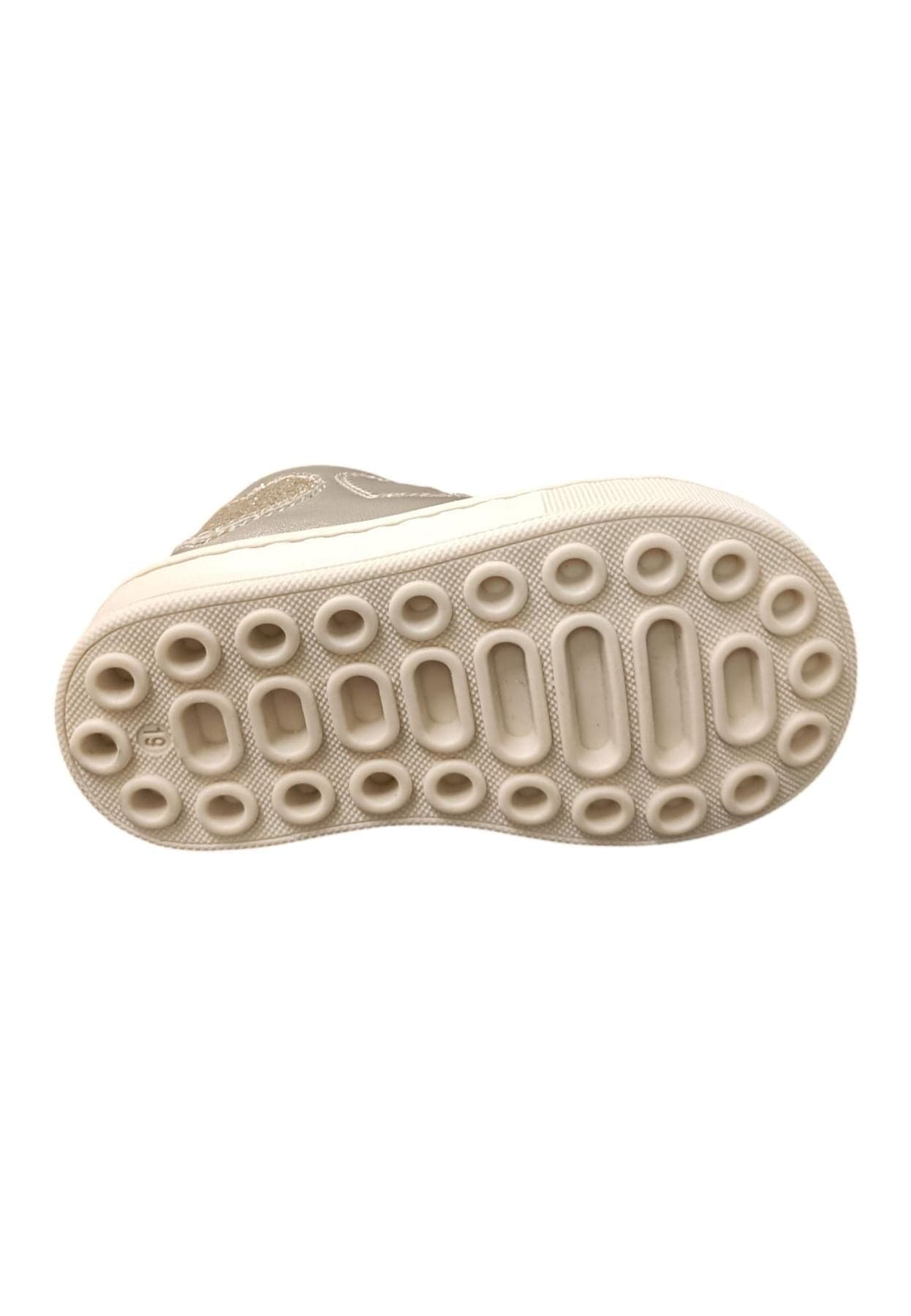 Scarpe sneakers bambina balducci cita  champagne-oro laccio e zip laterale in Ballerine Scarpetteria Gica - Trani, commercioVirtuoso.it