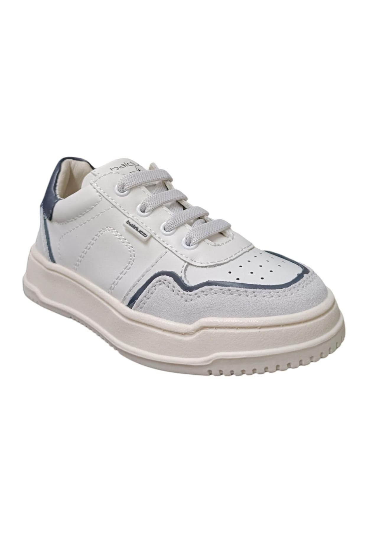 Scarpe sneakers Unisex bambini balducci OTRO  bianco-nero-grigio laccio e zip laterale in Ballerine Scarpetteria Gica - Trani, commercioVirtuoso.it