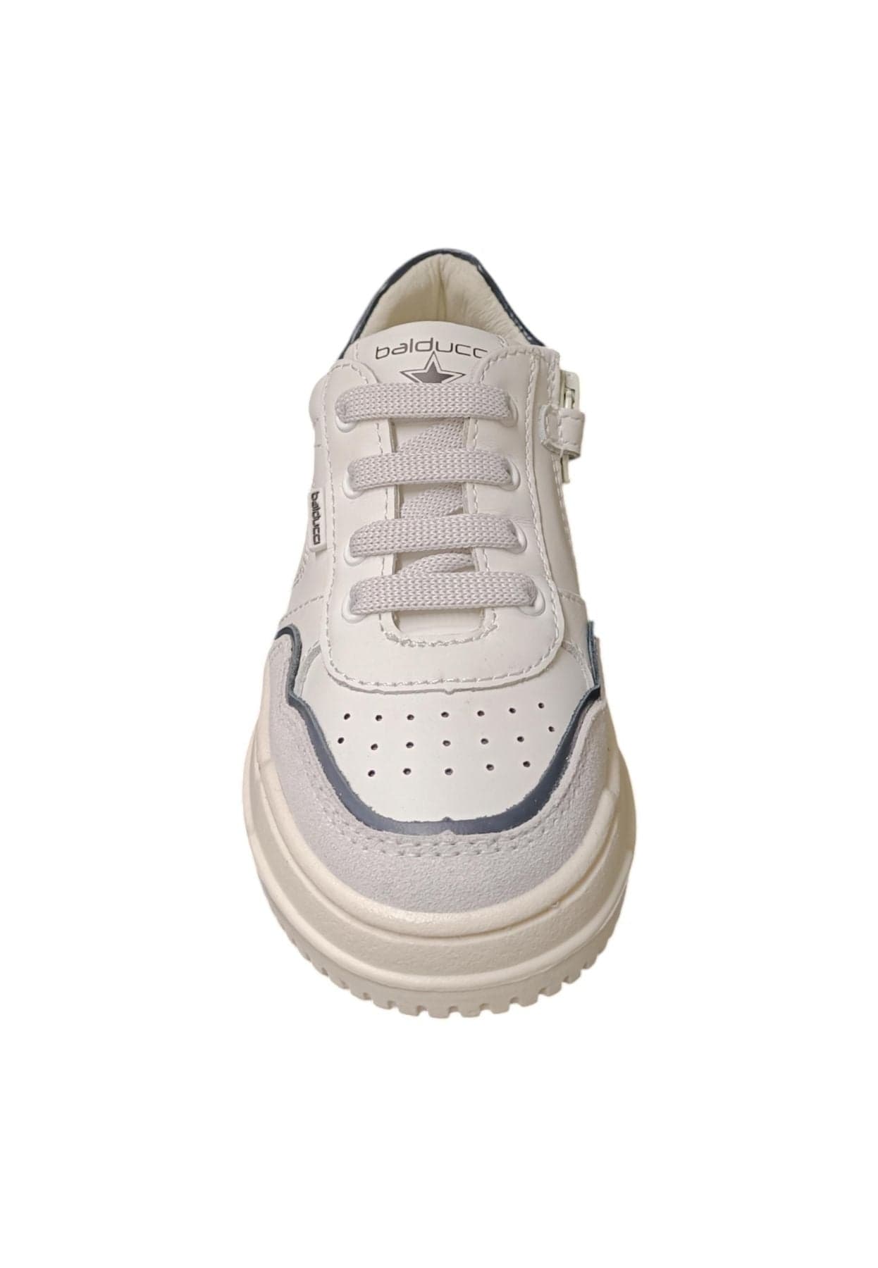 Scarpe sneakers Unisex bambini balducci OTRO  bianco-nero-grigio laccio e zip laterale in Ballerine Scarpetteria Gica - Trani, commercioVirtuoso.it