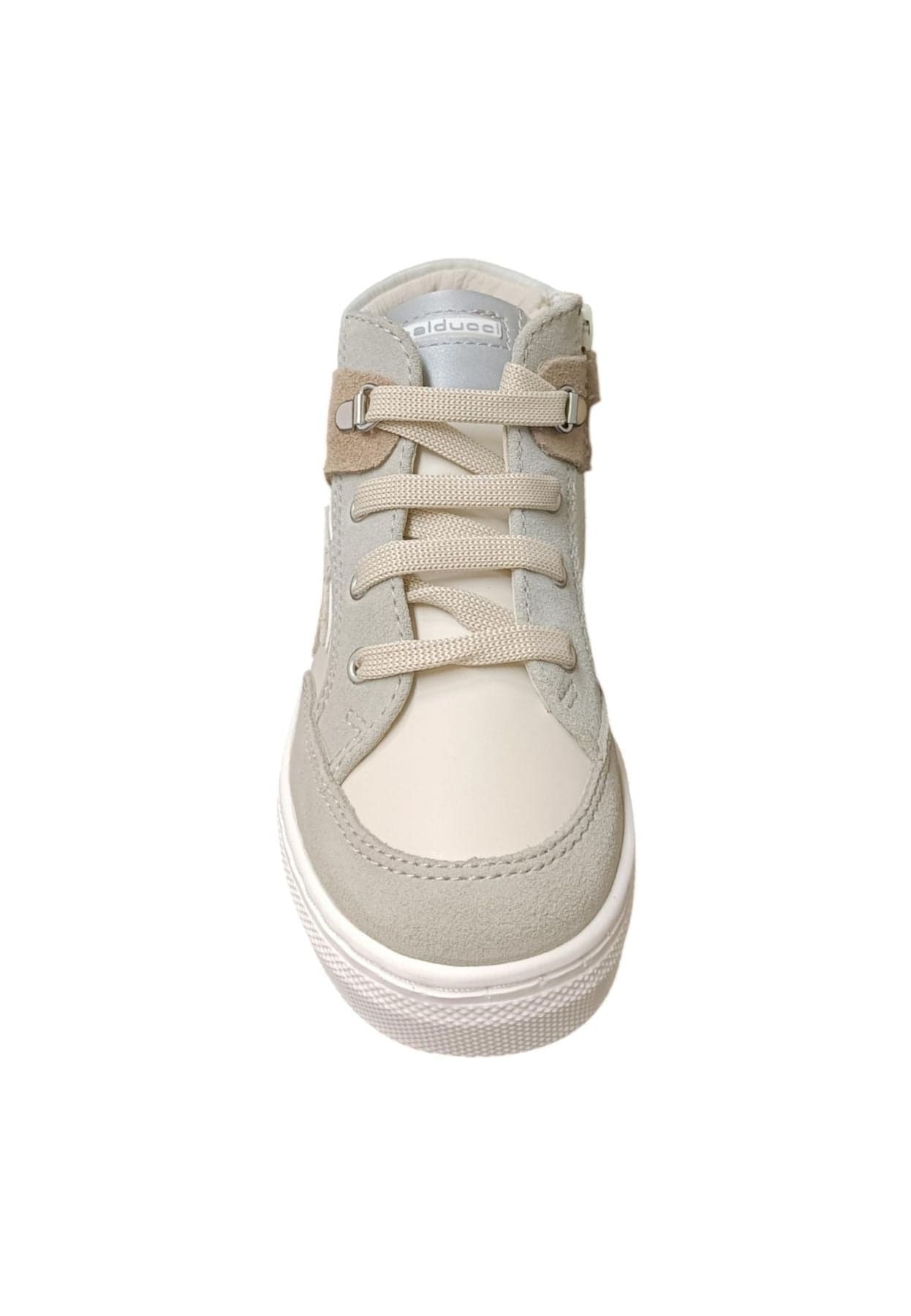 Scarpe sneakers Unisex bambini balducci BUTTER  bianco-grigio-taupe laccio e zip laterale in Ballerine Scarpetteria Gica - Trani, commercioVirtuoso.it