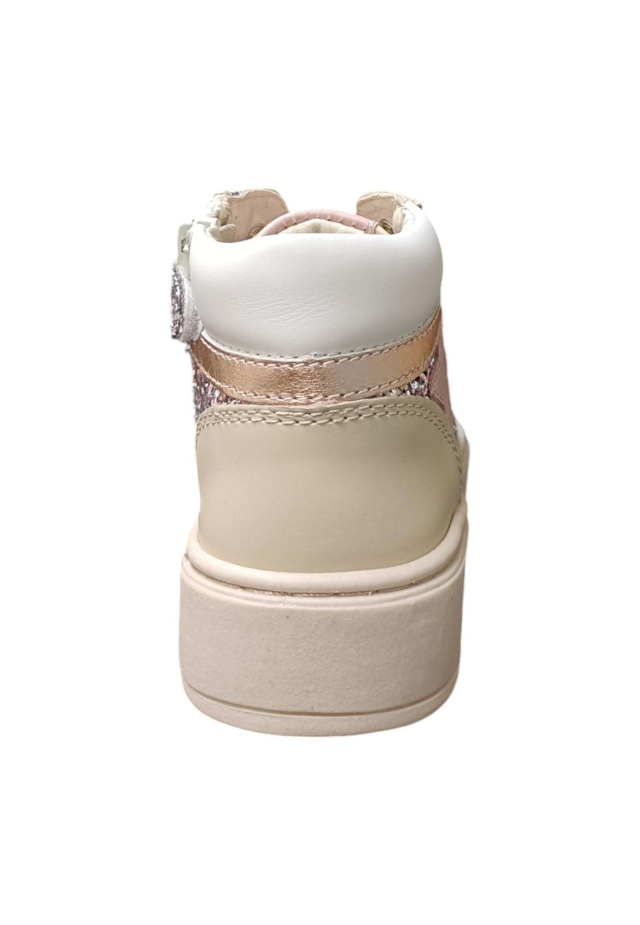 Scarpe sneakers Bambine e ragazze balducci KIABI  beige-rosa-bianco-multicolor laccio e zip laterale in Ballerine Scarpetteria Gica - Trani, commercioVirtuoso.it